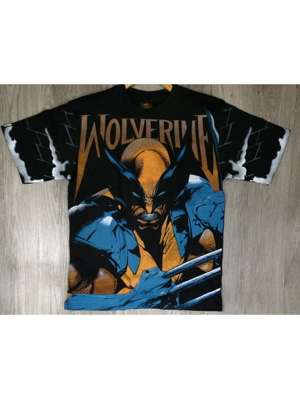 Wolverine Vs Ghost Rider AOP T-shirt Size XL All Over Print Marvel Limited